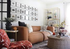 new brown leather couch house of hipsters