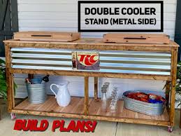 Patio Cooler Stand Deck