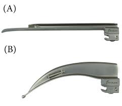 Laryngoscope Blades Used In The Study A Miller Blade B