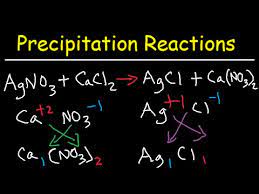 precipitation reactions and net ionic
