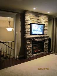 Fireplace With Built In Tv Accent Wall