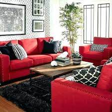decorating ideas with red leather couch