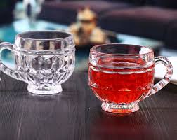 Delisoga Crystal Coffee Glass Teacups