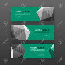 3d Lowpoly Solid Abstract Corporate Banner Or Web Slideshow Template