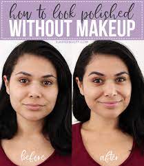 how to look polished without makeup