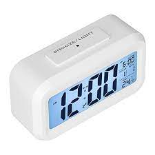 Lcd Display Digital Alarm Clock Battery