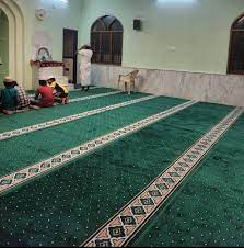 green polypropylene masjid carpet for