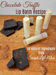 chocolate truffle lip balm recipe