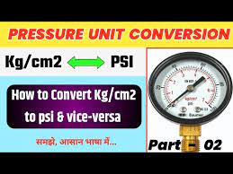 psi pressure unit conversion psi