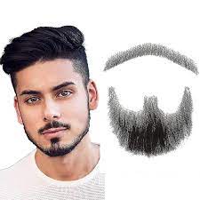 fake beard realistic human hair full