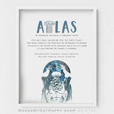 Atlas Custom Name Meaninggreek