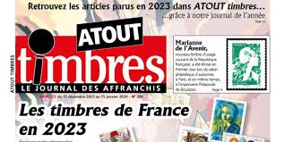 Un bilan des émissions en France en 2023 dans « Atout timbres »