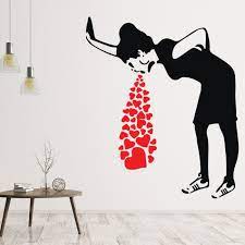 Love Sick Banksy Wall Sticker