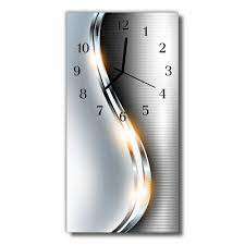 Glass Wall Clock Modern Decorative