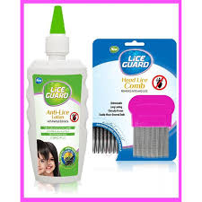pack of 2 anti lice lotion with comb
