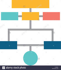 Organization Chart Isolated Icon Vector Illustration Graphic