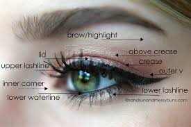 makeup 101 eyeshadow diagram for