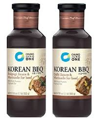 Sirloin, rib eye or brisket are frequently used cuts of beef for the dish. Chung Jung One Korean Bbq Galbi Bulgogi Sauce For Beef 176oz Pack Of 2 On Sale Check It Out Korean Bbq Bulgogi Bulgogi Sauce
