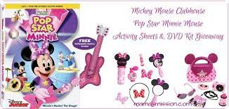 Pop Star Minnie Mouse Printable