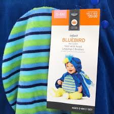 Infant Plush Halloween Costume Bluebird 0 6 Months Nwt