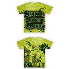 bold modern gardener t shirt design