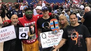 Now it's followers, which call themselves believers, have found a niche on mainstream social media and the republican party. Dozens Of Trump Supporters Championed The Qanon Conspiracy At His Tampa Rally Here S What You Need To Know