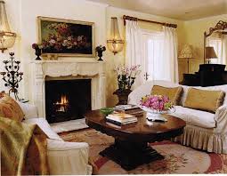 french country living room decor