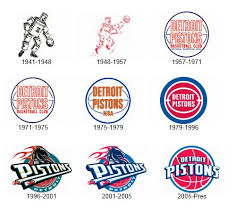 The pistons compete in the national basketball association (nba). Detroit Pistons Old Logos