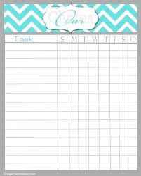 Simple Chore Chart Printable Roommate Charter Bus Inside Clicktips