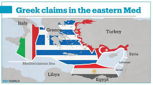 You can customize the map before you print! Turkey Greece Tensions Eastern Mediterranean Claims In Maps