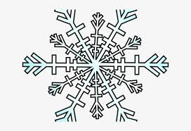 winter snow clipart border snowflake