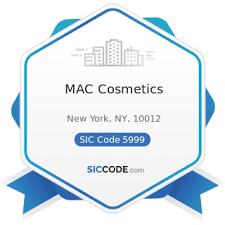 mac cosmetics zip 10012 naics 446120