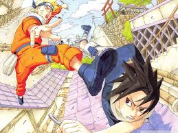 Naruto And Sasuke Village Wallpaper