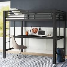 This bunk bed for adults can accommodate 450 however, there are different styles that have more or fewer beds, as well. Desk Full Size Loft Beds Free Shipping Over 35 Wayfair