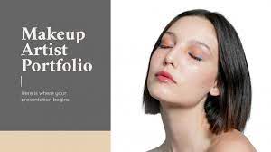 makeup artist portfolio google slides