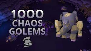 Loot From 1,000 Chaos Golems - YouTube