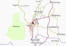 Things to do in cali, colombia: Michelin Landkarte Cali Stadtplan Cali Viamichelin