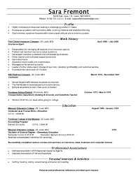 A sample teacher resume for job seekers 