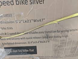Dahon folding bikes speed d9 deltec bike, red. Stowaway 12 Speed Folding Bike Silver Dutch Goat