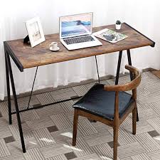 Buy the best and latest computer desk on banggood.com offer the quality computer desk on sale with worldwide free shipping. Amzdeal Computer Writing Desk 39 4 Home Office Desk Retro Study Bedroom Desk Industrial Pc Table With K Shaped Structure Easy To Assemble Rustic Brown Pricepulse