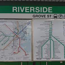 green line d line riverside t station