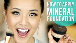 apply mineral foundation bareminerals