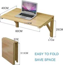 Folding Wall Mounted Table Solid Wood