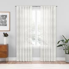 Sheer Single Rod Pocket Curtain Panel