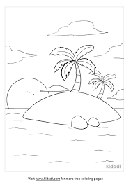 Also you can search for other artwork with our tools. Tropical Island Sunset Coloring Pages Free Beach Coloring Pages Kidadl