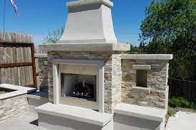 Natural Gas Outdoor Fireplace Design