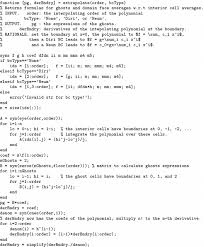 Matlab Code For Generating The Formulas