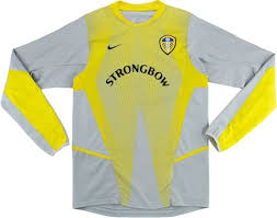 It's a football kit, not. Nike Leeds United Kids Ls Goalkeeper Home Shirt 2002 03 Footy Com