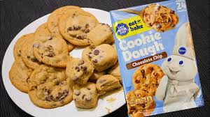 I'm pretty sure pillsbury cookies are every child's introduction to salmonella. Eat Before Bake Pillsbury Chocolate Chip Cookie Dough Youtube