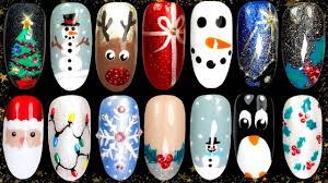 10 easy christmas nail art ideas nail